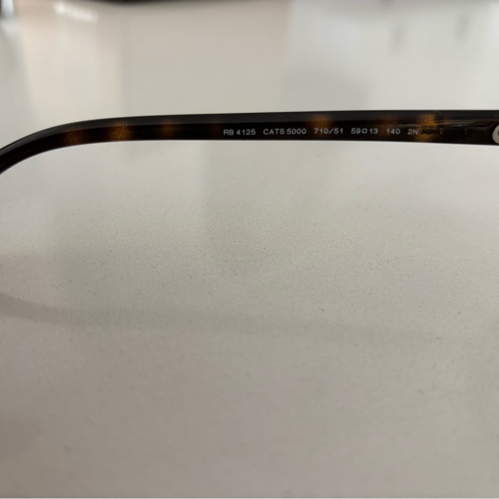 Ray-Ban Brown Gradient Aviator Sunglasses - Picture 5 of 5
